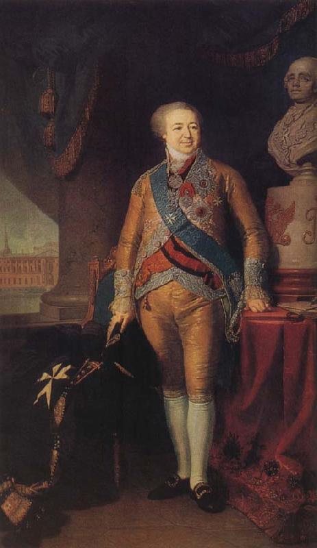 Vladimir Borovikovsky Portrait of Prince Alexander Kourakine